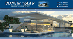 Desktop Screenshot of dianeimmobilier.com