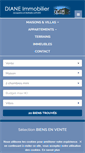 Mobile Screenshot of dianeimmobilier.com